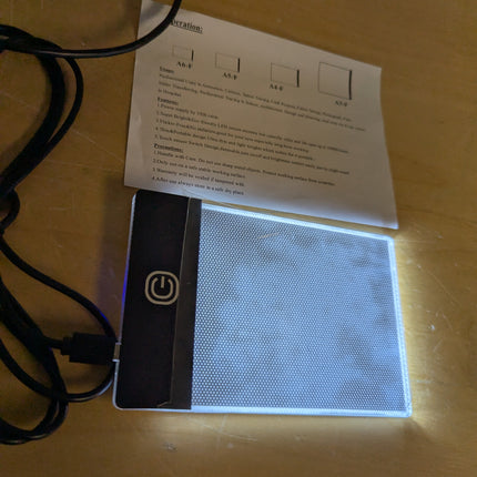 Light Box For Tracing Drawing Tools Led Light Board A6 Brightness Artcraft Traci