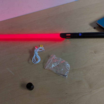 ANASABER Lightsaber,S8 Dueling Light Saber, RGB 12 Color Lightsabers with 3 Soun