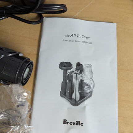 Breville the All in One Immersion Blender BSB530XL, Silver & Black
