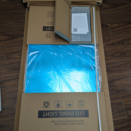 2X4 LED Flat Panel Light,4 Pack,0-10V Dimmable,75W with 7800 Lumens,5000K Daylig