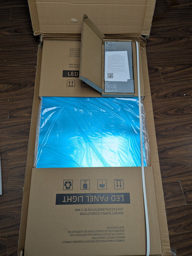 2X4 LED Flat Panel Light,4 Pack,0-10V Dimmable,75W with 7800 Lumens,5000K Daylig