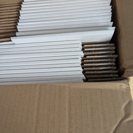 RLAVBL 9x6x2 Shipping Boxes Set of 50, White Corrugated Cardboard Box for Packin