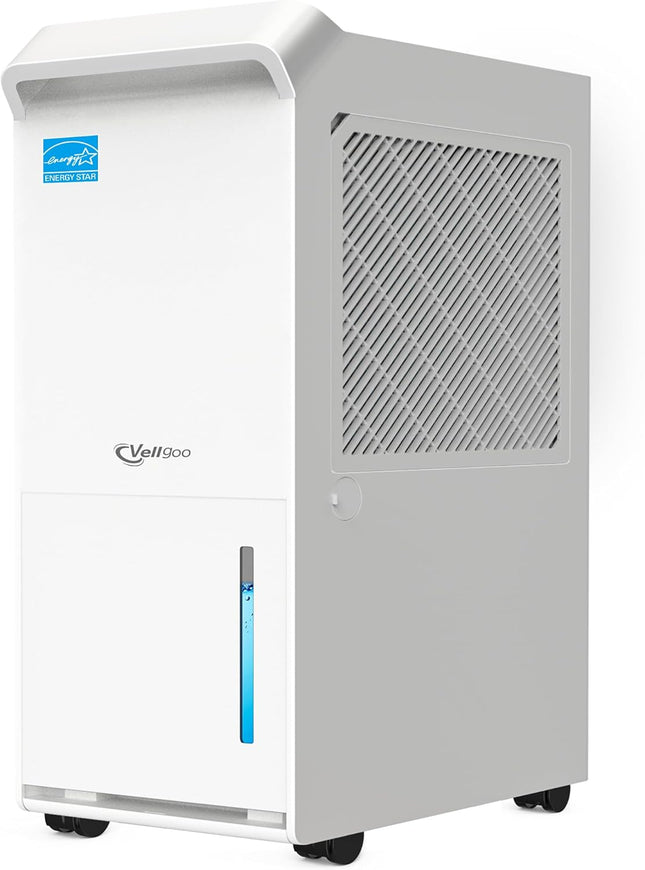 3000 Sq. Ft Energy Star Dehumidifiers for Basements,Vellgoo Max ep Pint/D Dehumi