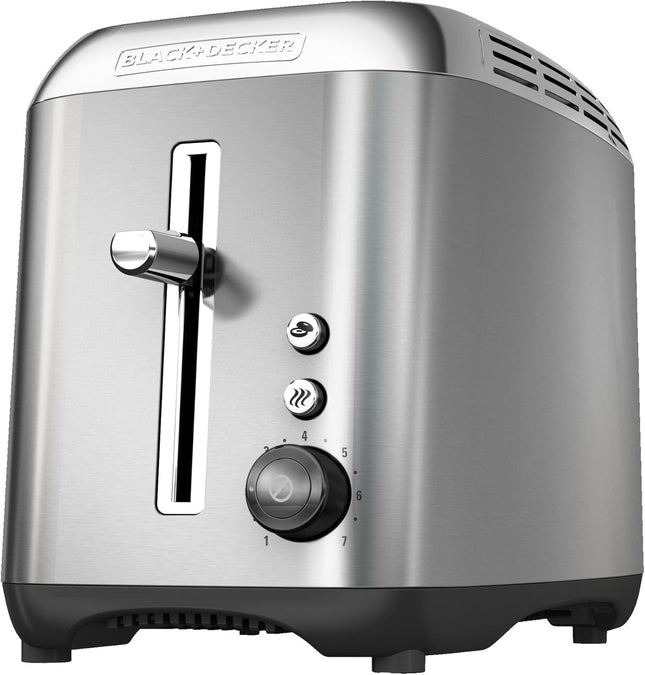 BLACK+DECKER TR3510SD Rapid Toast 2-Slice Toaster, Stainless Steel
