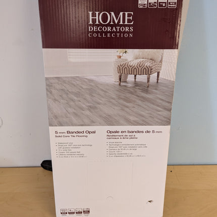 Home Decorators Collection Banded Opal 12-inch x 23.82-inch Solid Core Luxury Vi