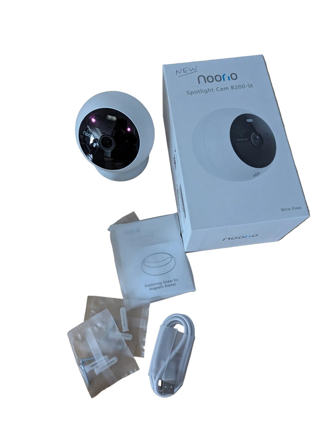 Noorio Security Cameras Outdoor Magnetic, 1080P Battery Camera Surveillance Exte