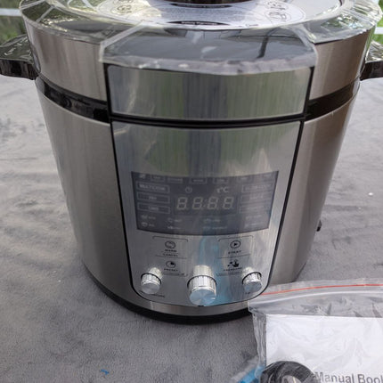GIHETKUT 14-in-1 Electric Pressure Cooker, 6.3 Quart Multi Cooker, Rice Slow Coo