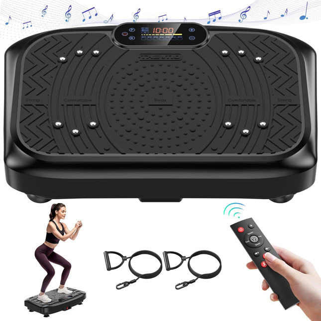 Taevno Vibration Plate Exercise Machine, 199 Adjustable Speeds & 7 Modes