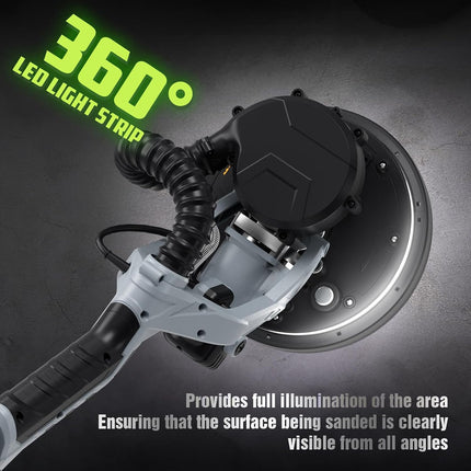 PTS 8.5A Electric Drywall Sander with Vacuum Dust Collection
