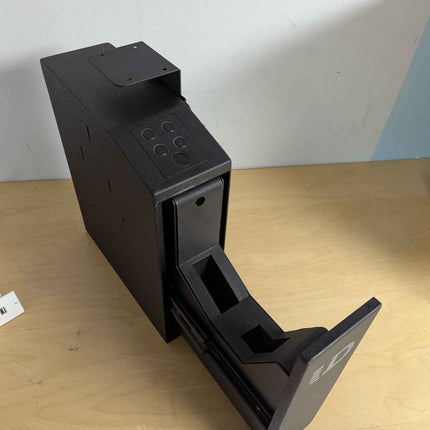 Urban Deco Biometric Gun Safe for Handgun with Quick Access Sliding Door Pistol Safes Mounted Nightstand, Desk, Wall, Vehicle, Bedside, Car Gun Safe Box with Fingerprint, PIN Code, KEY Access https://a.co/d/0g2VGo1g