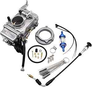 KIPA Carburetor For Mikuni HSR42 HSR 42mm Fit Evo Evolution Twin Cam Glide Dyna