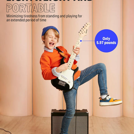 Donner 30 Inch Electric Guitar Kid Beginner Kit ST Style Mini Size ST Electric G