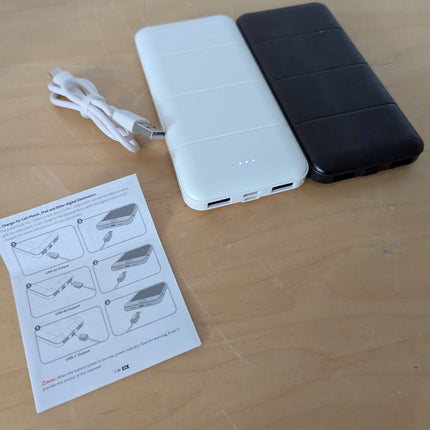 Portable-Charger-Power-Bank - 2 Pack 15000mAh Dual USB Power Bank Output 5V3.1A