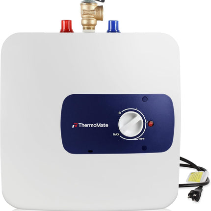 ThermoMate ES800 Electric Tank Water Heater, 8 Gallon 1440W Point of Use Mini Hot Water Tank, 120V Plug-In, UL Listed
