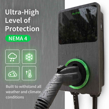 Autel Level 2 EV Charger 40 Amp Smart AI Electric Vehicle (EV) Charger, Wi-Fi an