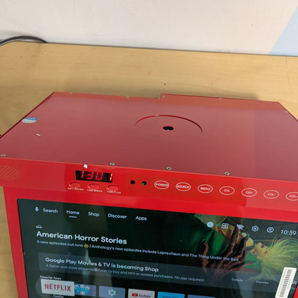 SYLVOX 15.6 inch Smart TV for Kitchen, 1080P RV TV Under Cabinet Television, Sma