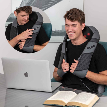 RESTECK Massagers for Neck and Back with Heat - Deep Tissue 3D Kneading Pillow,