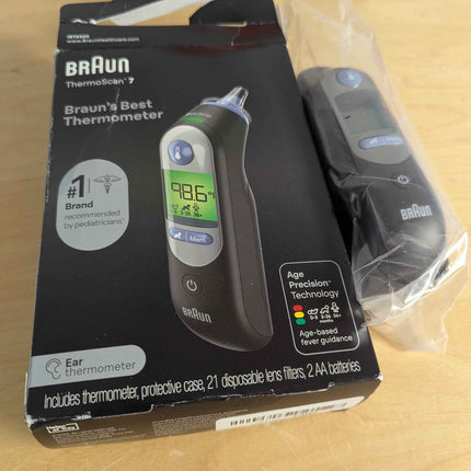 Braun IRT6520CA ThermoScan® 7 Ear Thermometer with Age Precision™ for All Age Gr