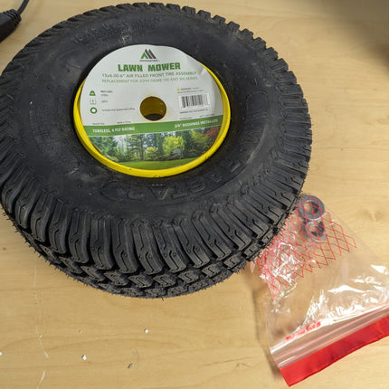 Marastar Front Tire Assembly Replacement, 15" x 6"