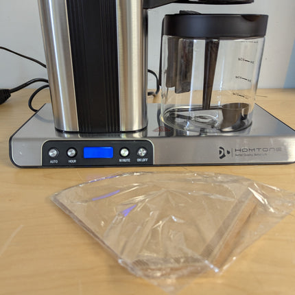 Homtone 8 Cup Coffee Maker-Programmable Brewer Meet SCA Standards:4-6 Mins Adjus