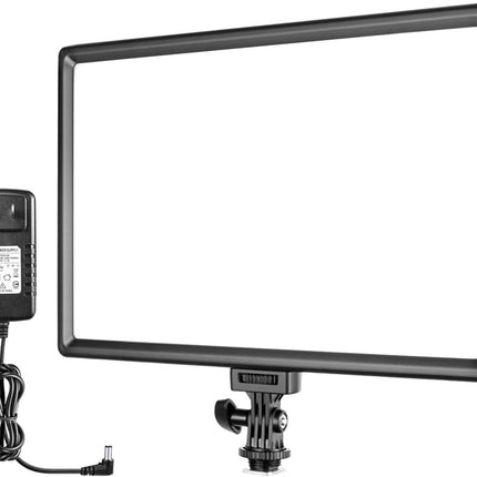 NEEWER 192 LED Video Light Panel, 20W Ultra Thin Bi-Color 3200-5600K with 8000mAh Battery & Cold Shoe Mount