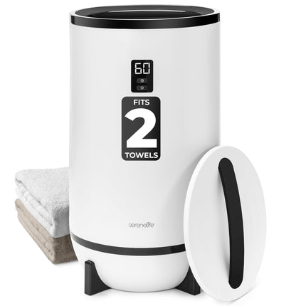 SereneLife Towel Warmer, Bucket Towel Warmer, Towel Heater for Bathroom and Spa,