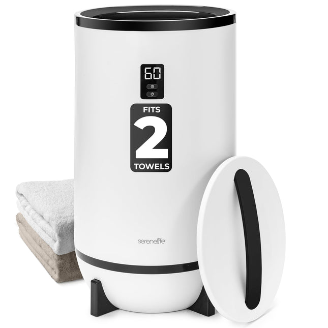 SereneLife Towel Warmer, Bucket Towel Warmer, Towel Heater for Bathroom and Spa,