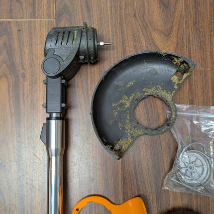 Electric Cordless Weed Wacker 21V, Portable Lightweight Brush Cutter & Trimmer, Foldable Design with 4 Blade Types