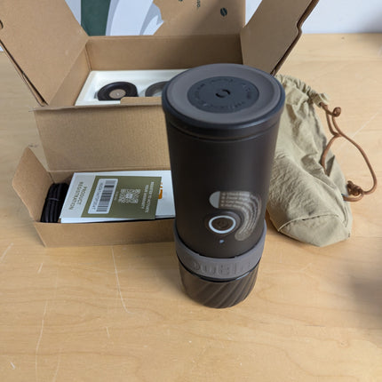 OutIn Mino Portable Electric Espresso Machine, Mini Camping Coffee Maker for Tra