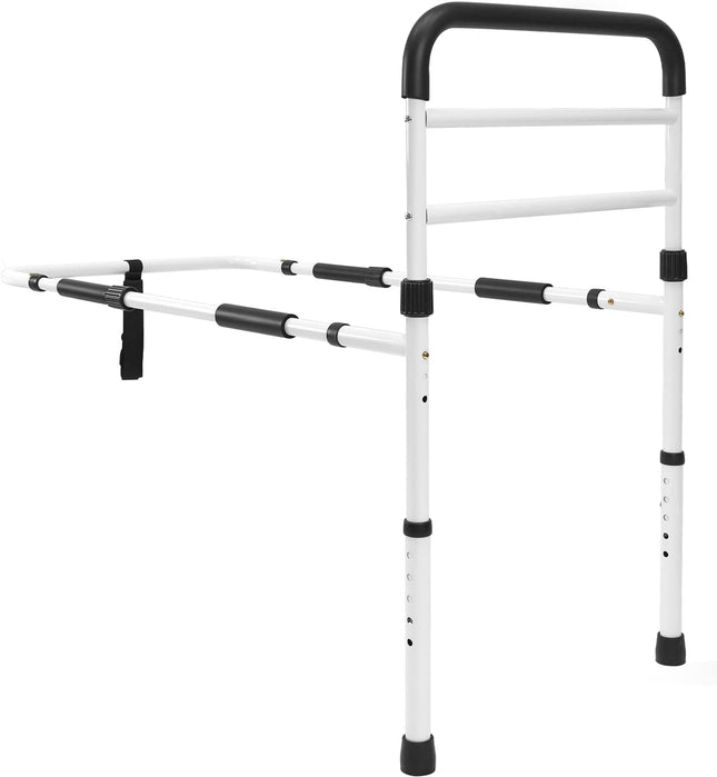 Adjustable bed rail from Vaunn, ASTM certified, sturdy steel frame, slip-resista