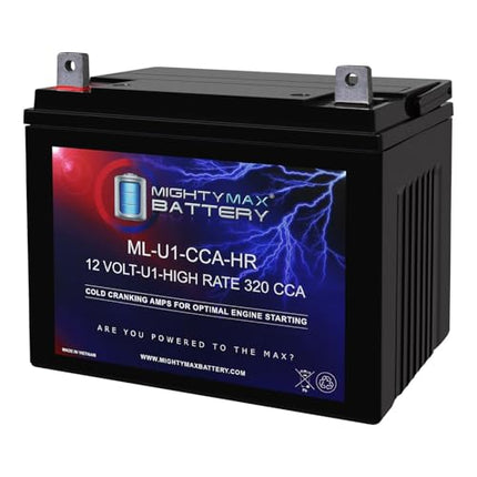 FAULTY ML-U1-CCAHR - 12V 320 CCA U1 - SLA Starting Battery for Lawn, Tractors an
