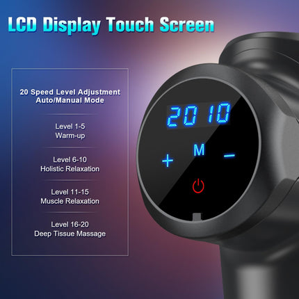 Muscle Massage Gun Deep Tissue Percussion Massager - Portable Handheld Sport Mas