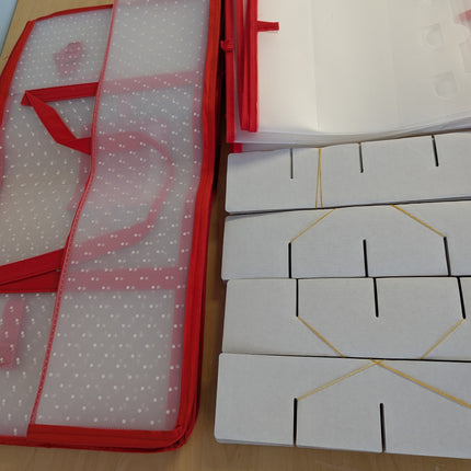 Simplify 128 Count Organizer Christmas Ornament Storage | Dimensions: 26.4"x 13.