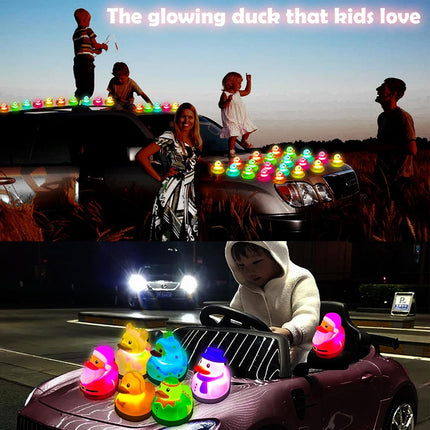 Light Up Duck Plug, 16 Luminous Modes Rubber Duck Mount, Led Light Rubber Duck H