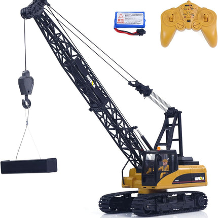 HUINA 572 15CH RC Construction Crane Truck Tower Excavator, 1/14 Scale