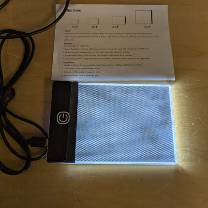 Light Box For Tracing Drawing Tools Led Light Board A6 Brightness Artcraft Traci