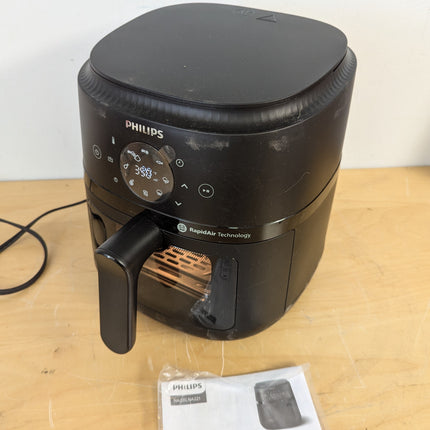 Philips 2000 Series Air Fryer with Window, 6.2L Capacity, 13 Cooking Functions & RapidAir Technology, Black