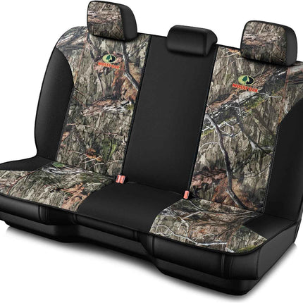 Mossy Oak Low Back Camo Full Size Bench Seat Covers, Universial Fit, Fit Most Re
