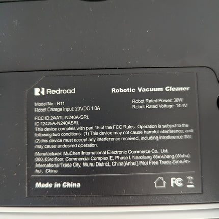 Redroad Robot Vacuum and Mop, 15000Pa, 90-Day Self-Emptying, Grey