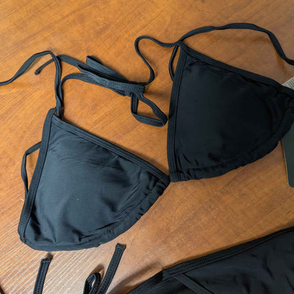 Suwmiga M size bikini set Black