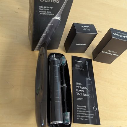 Aquasonic Black Series Ultra Whitening Toothbrush – ADA Accepted electric toothb