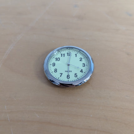 BUGUUYO Mini Car Clock with Accurate Timekeeping and Easy to Install Metal Quart