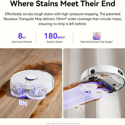 NARWAL Freo X10 Pro Robot Vacuum and Mop Combo, 11,000Pa Suction, DualFlow