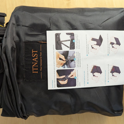 ITNAST XL Dog Seat Cover for Truck with Flip Up Rear Seats, Waterproof Dog Floor