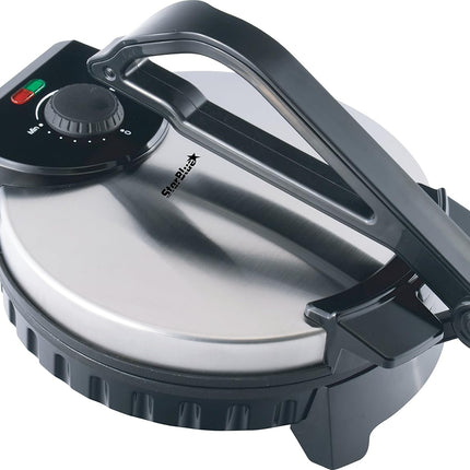10inch Roti Maker by StarBlue with FREE Roti Warmer - The automatic Stainless St