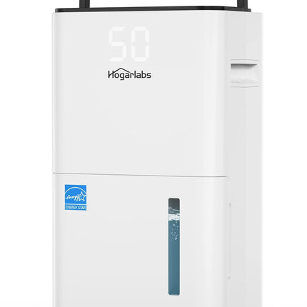 HOGARLABS 3500 Sq. Ft 50 Pint Energy Star Dehumidifier for Home Basements Bedroo
