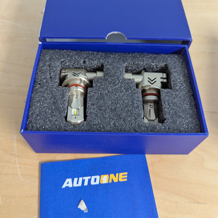 AUTOONE 9005 LED Headlight Bulbs, 34000LM 700% Brighter, Same OEM Size 9005 High