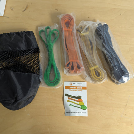 5BILLION Resistance Bands & Pull Up Assist Band - Strength Bands & Mobility Band