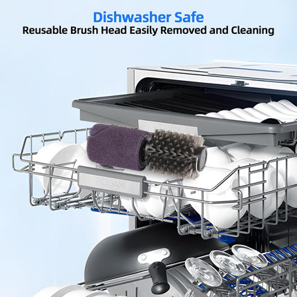 Upgraded Electric Brush,Rechargeable Cordless Grill Cleaning Brush,Stainless Ste