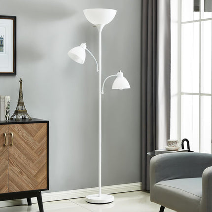 3 Light Tree Floor Lamp, Floor Lamps for Living Room, Torchiere Floor Lamp with